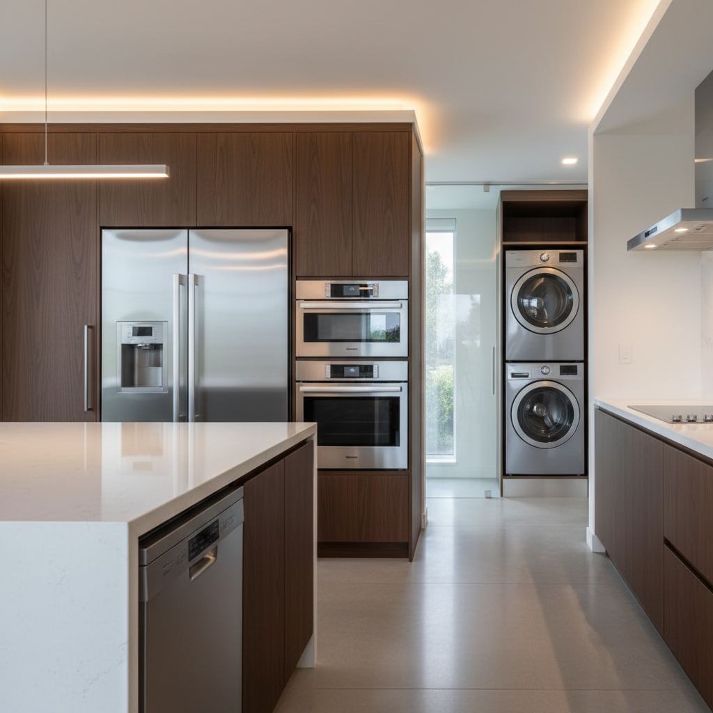 Premium Miele appliances in a luxury home